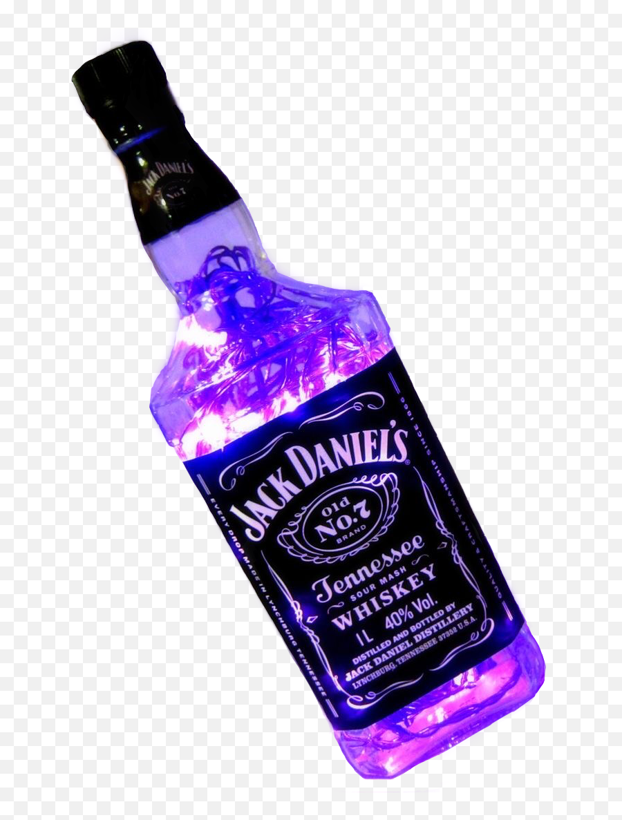 Jackdaniels Purple Neon Sticker - Jack Daniels Emoji,Jack Daniels Emoji