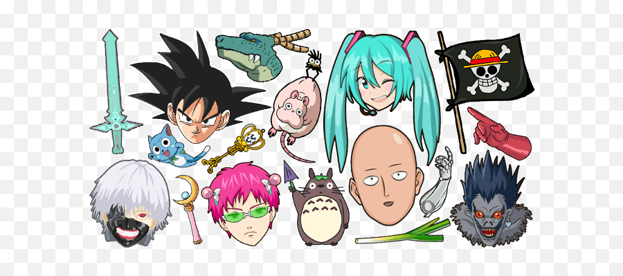 Anime Cursor Collection - Custom Cursor Anime Emoji,Tokyo Ghoul Emojis