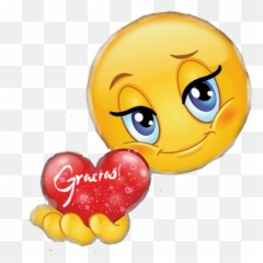 Gracias Love Faces Emojisticker Sticker - Love Emoji Images Hd,Gracias Emoticon