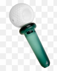Golf Ball U0026 Tee Glass Hand Pipe Spoons - For Golf Emoji,Glass Ball Emoji