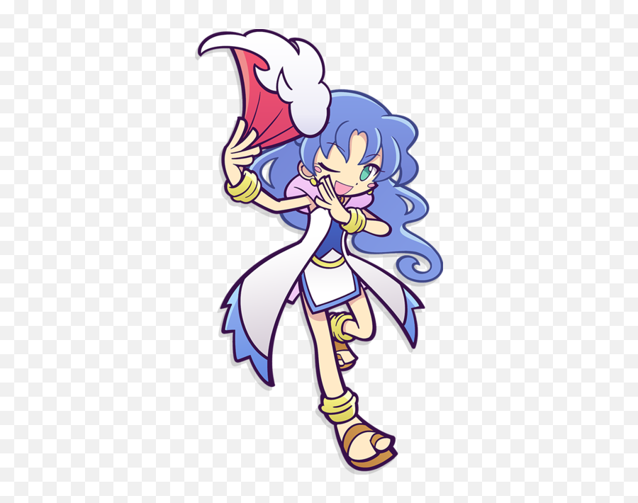 Puyo Puyo Compile Major Characters - Tv Tropes Puyo Puyo Tetris 2 Emoji,Hadouken Emoticon