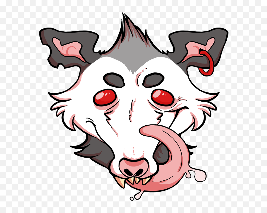 Happy Possum - Dot Emoji,Possum Emoticon