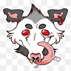 Happy Possum - Dot Emoji,Possum Emoticon