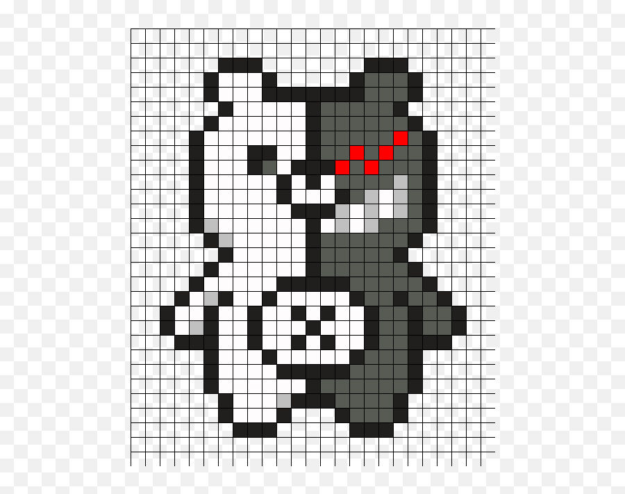 Vote To Approve Patterns Kandi Patterns - Monokuma Pixel Sprite Emoji,Aboriginal Flag Emoji