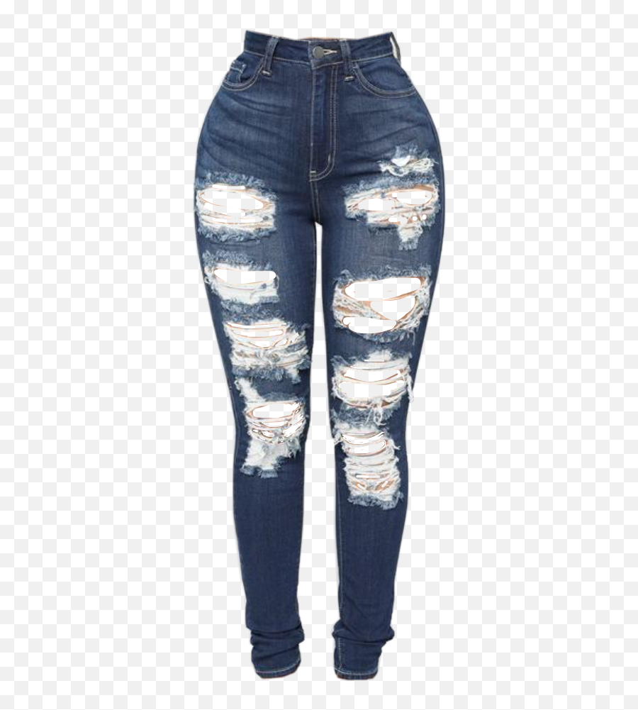 Trending - Ripped Fashion Nova Jeans Emoji,Emoji Jeans