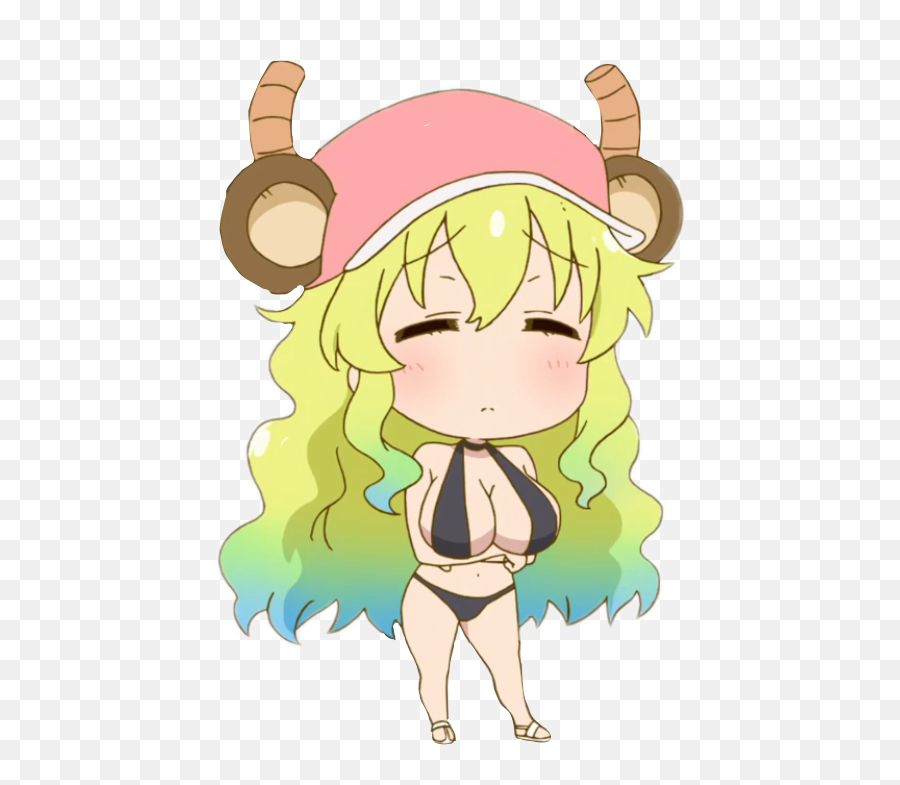 Lucoa Sticker - Miss Kobayashi Dragon Cat Emoji,Lucoa Emojis