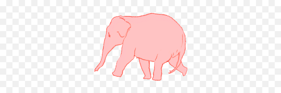 Top Pink Elephants Stickers For Android - Animated Gif Walking Elephant Emoji,Elephant Emoji