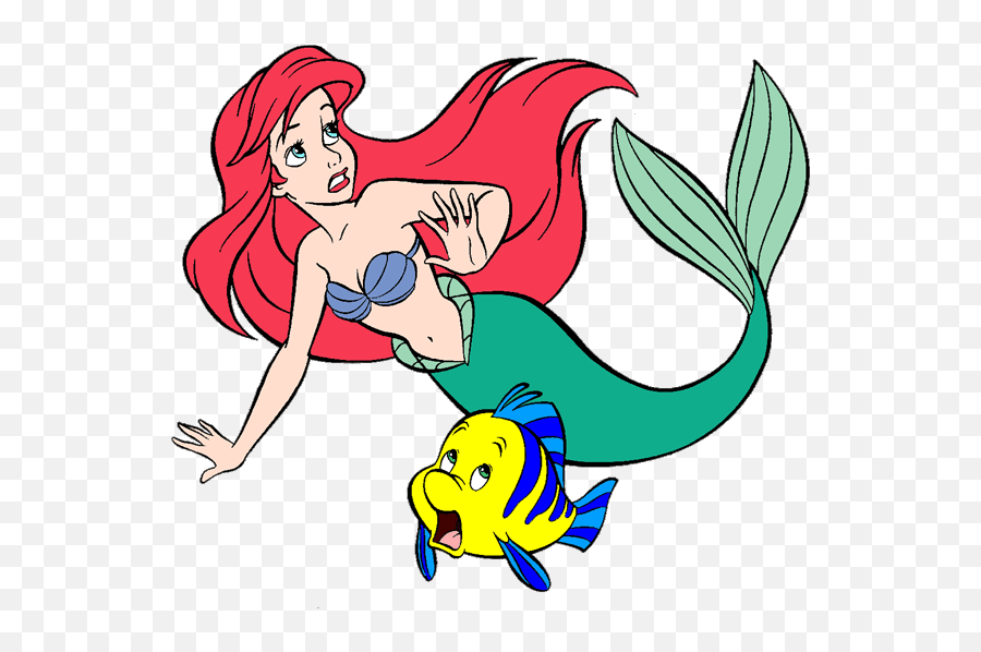 Ariel And Friends Clip Art 3 - Clipart Ariel And Friends Emoji,Little Mermaid Sketches Ariel Emotions