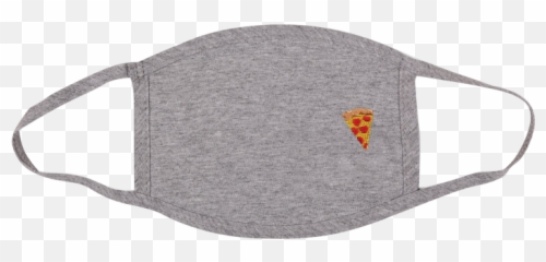 Pizza Emoji Mask Grey - Unisex,Emoji Headband