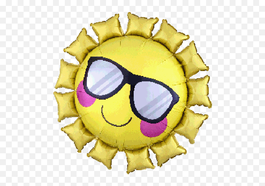 Outdoor And Nature - Generic Themes Sun Foil Balloon Emoji,Selfie Of Alien Emoticon