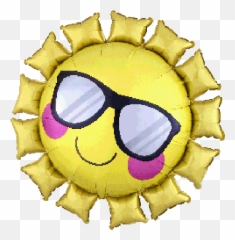 Outdoor And Nature - Generic Themes Sun Foil Balloon Emoji,Selfie Of Alien Emoticon