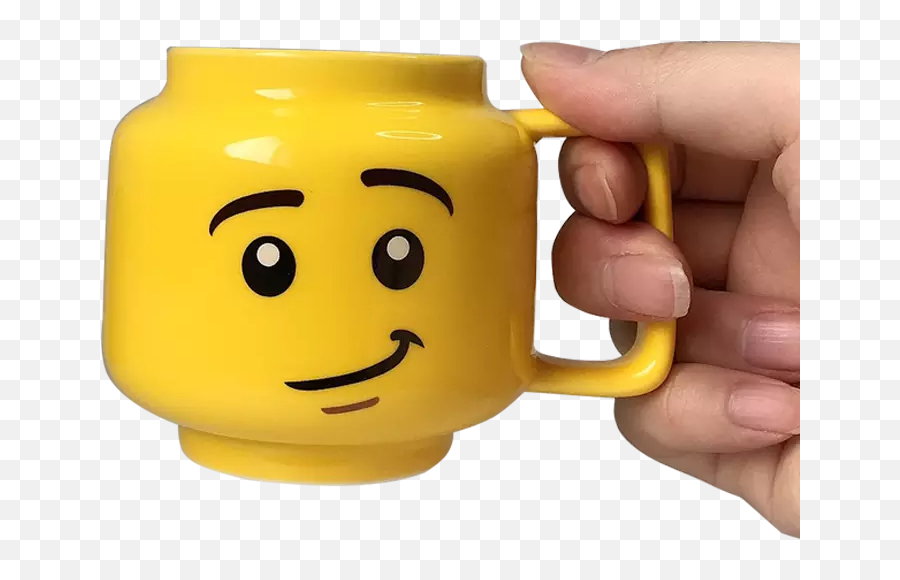 Buy Online 250ml Ceramic Cup Lego Cup Smile Expression Face - Mug Emoji,Crooked Smile Emoticon