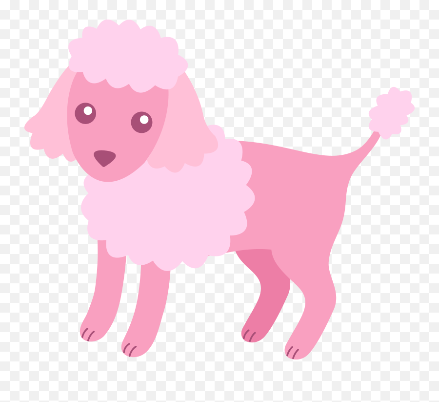 Poodle Clip Art - Clipartandscrap Pink Poodle Clipart Emoji,Poodle Emoji