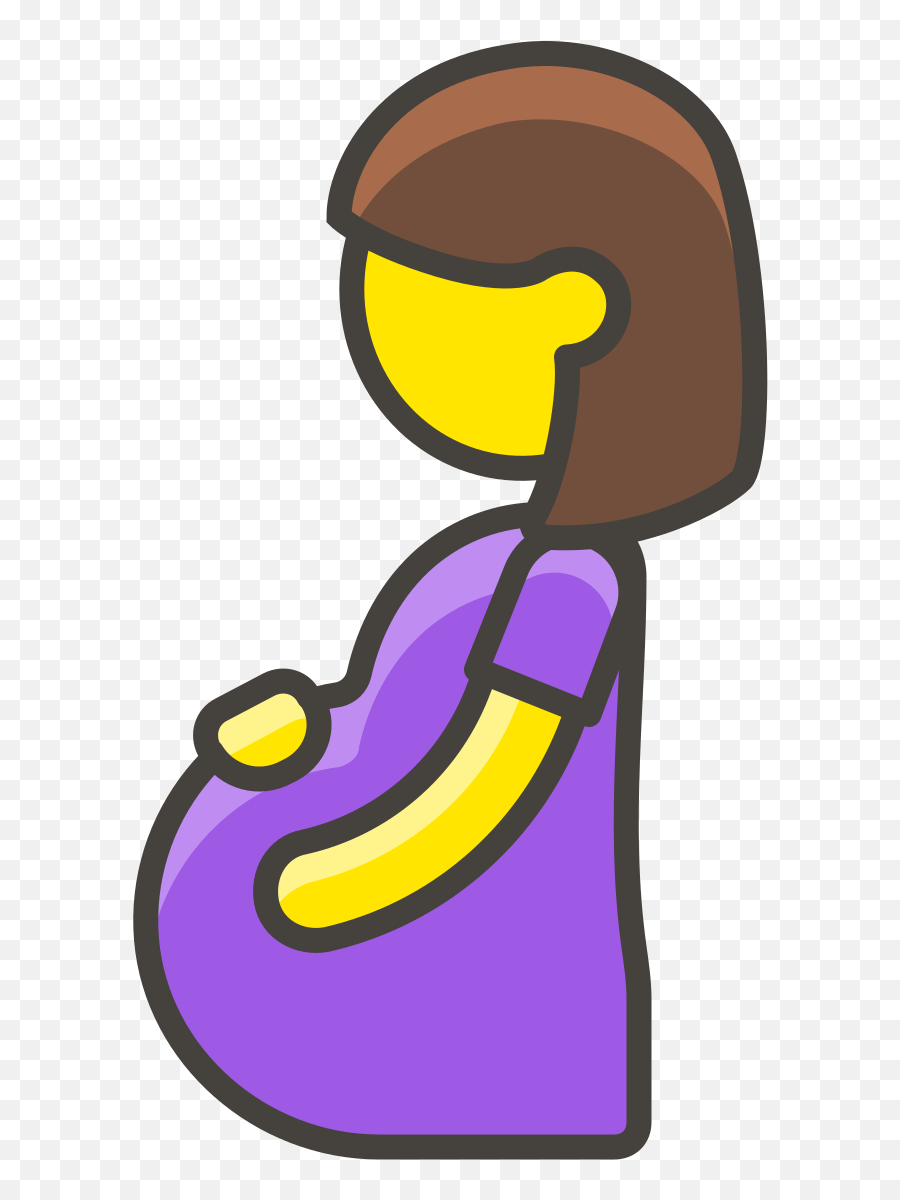 Pregnant Woman Icon Png Clipart - Iconos De Embarazo Emoji,Woman Emoji