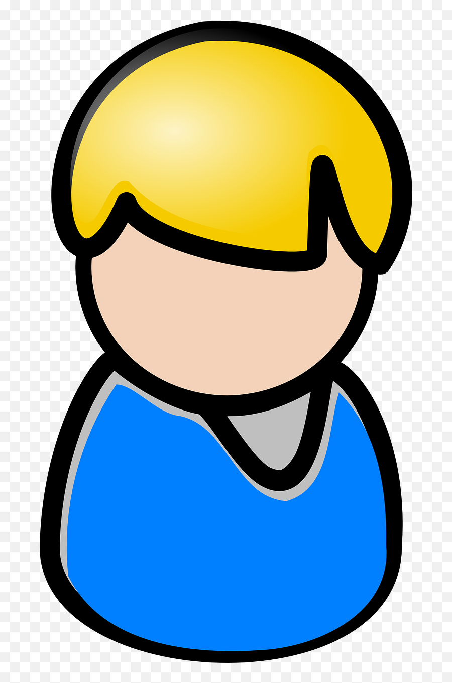 Avatar User Blue Man Public Domain Image - Freeimg Client Clipart Emoji,Msn Emoticons Angry