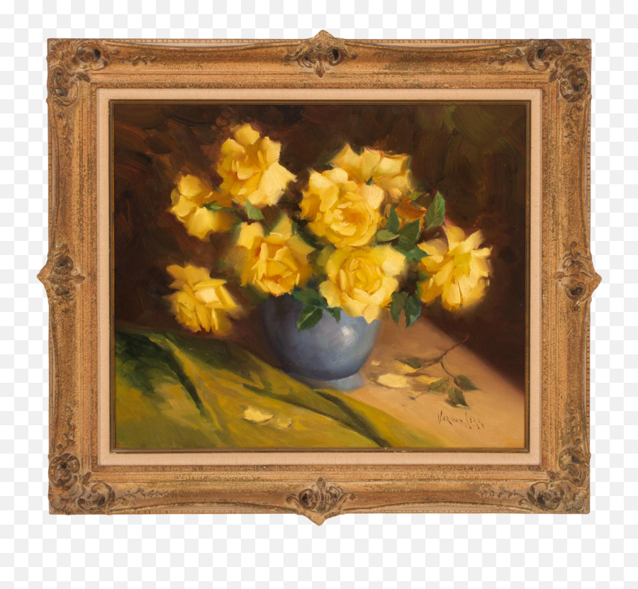 Circa 1965 Floral Still - Still Life Photography Emoji,What Is The Emotion For Yellow Roses
