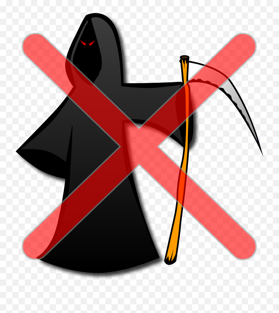 Grim Reaper Crossed Out Clipart - Chocolate Milk Crossed Out Emoji,Emojis And Grim Reaper
