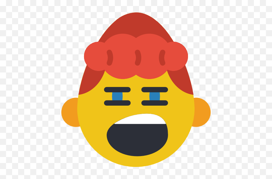 Yawn - Icon Emoji,Smiley Face Emoji Crosshair