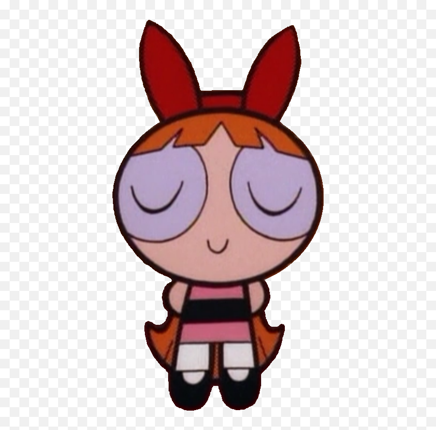 Why Do Anime Characters Smile With Their Eyes Closed Page - Characters Powerpuff Girl Blossom Emoji,Squinty Eyes Open Mouth Smile Emoticon
