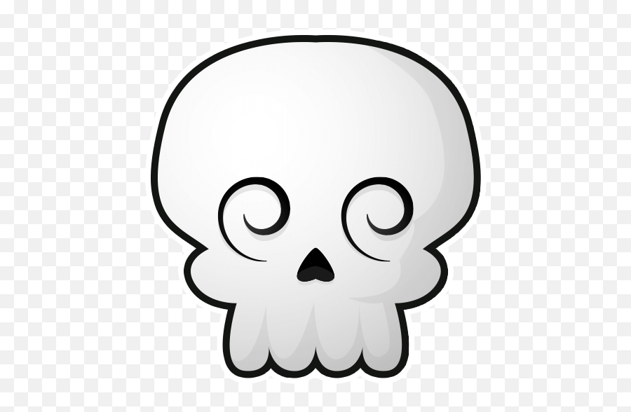 Skull Emoji By Marcossoft - Sticker Maker For Whatsapp,Asci Emoji Skull