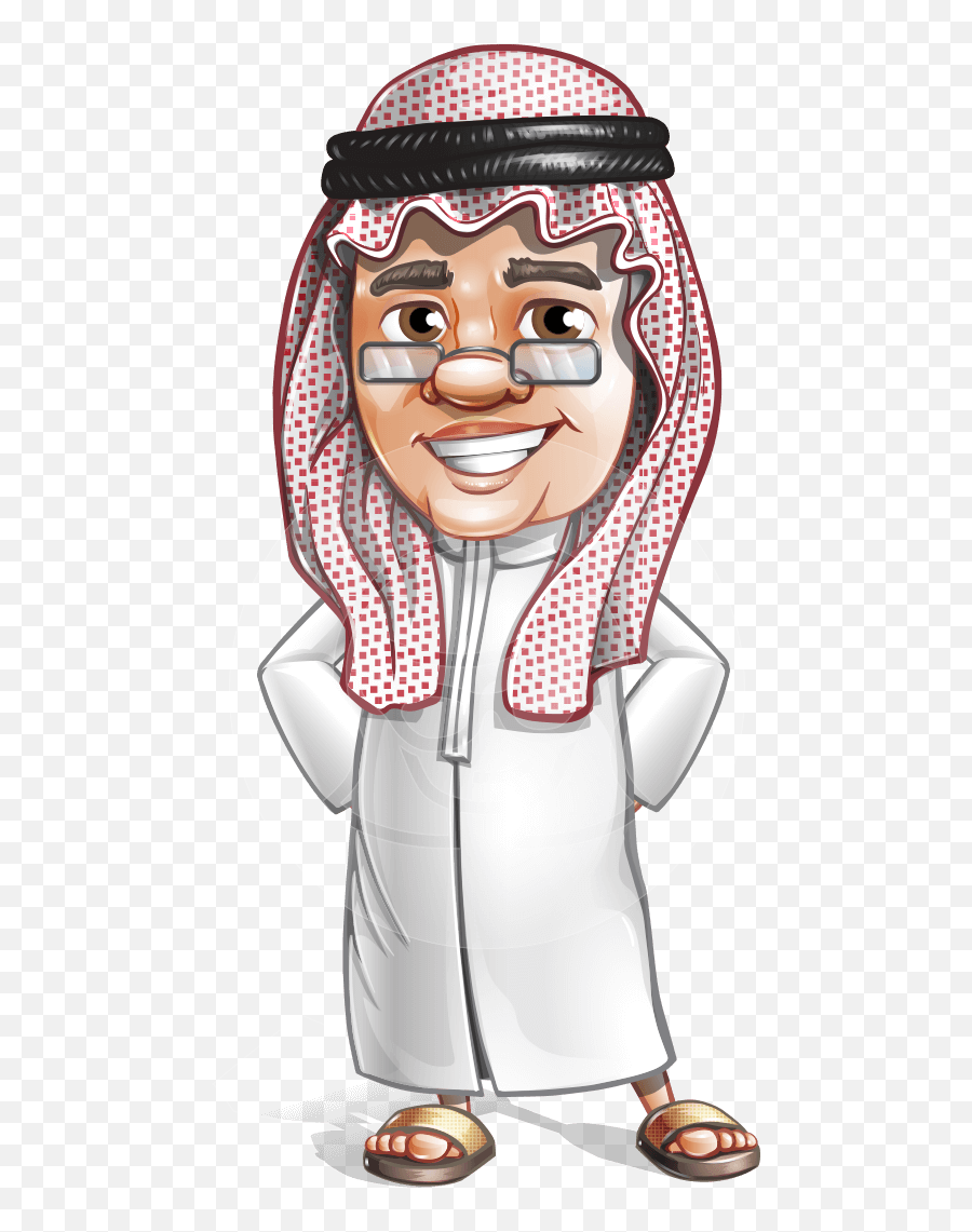 Pin On Arab Men And Women Vector Cartoon Characters - Arabian Man Cartoon Png Emoji,Chubby Emoji