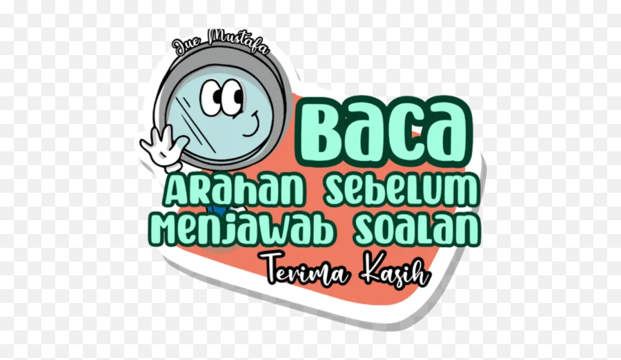 Cute Sticker By Jue Mustafa - Sticker Maker For Whatsapp Emoji,Emoticon Jangan Marah