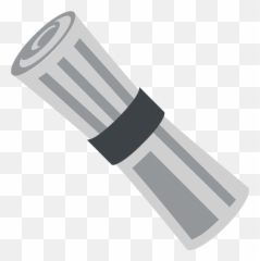 Rolled - Rolled Up Newspaper Transparent Emoji,Newspaper Emoji
