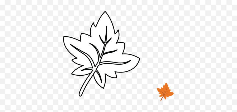 Thanksgiving Leaf Coloring Graphic By Studioisamu Creative Emoji,Thanksgivign Emojis