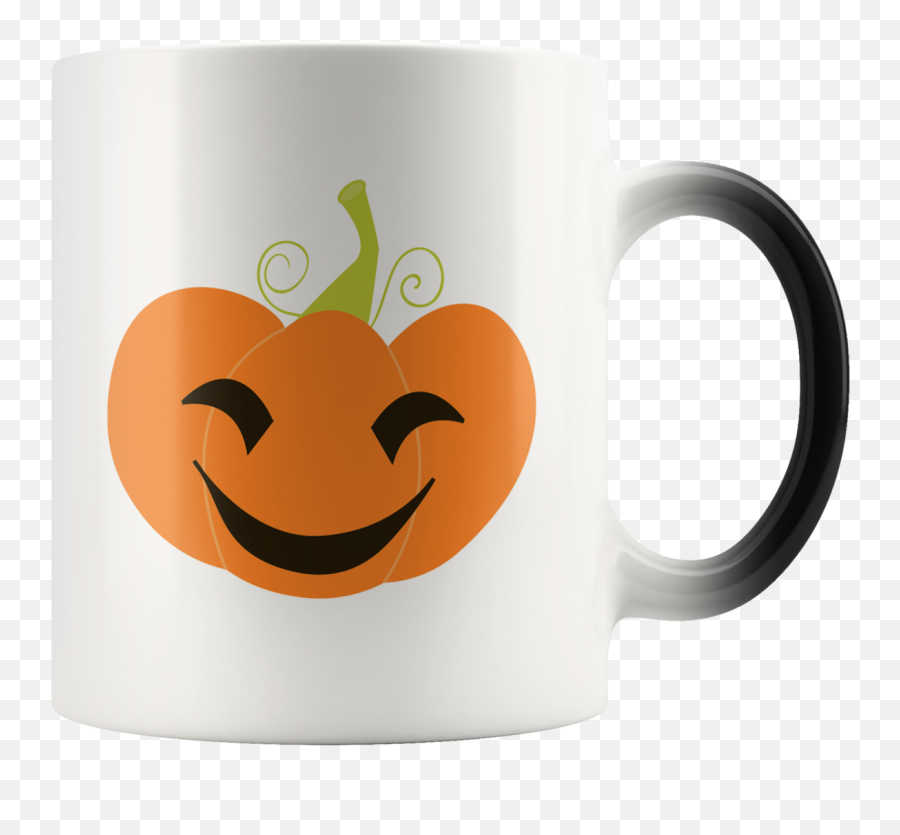 Cute Jack O Lantern Color Change Mug - Kepala Buaya Emoji,Jack O Lantern Emoticons