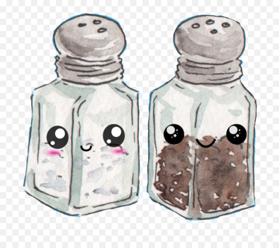 Salt Pepper Sticker - Lovely Emoji,Salt And Pepper Emoji
