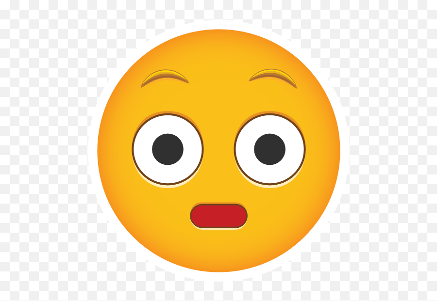 Phone Emoji Sticker Staring Wide Eyed - Wide Eyed Emoji,Wide-eyed Emoji