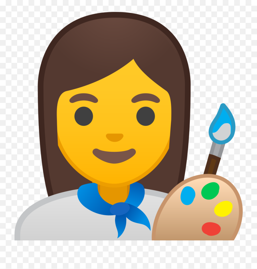 Woman Artist Icon Noto Emoji People Profession Iconset - Meaning,Apple Emoji Commercial Girl