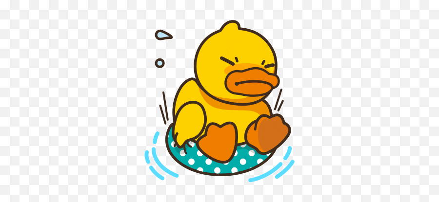 Via Giphy - Duck Emoticon Emoji,Duck Emoji