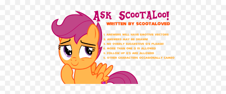 Ask Scootaloo - Ask A Pony Mlp Forums Fictional Character Emoji,Guess The Emoji 58 Answers