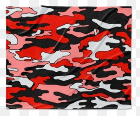 Blankets - Red And Black Camouflage Emoji,Emoji Blanket Walmart