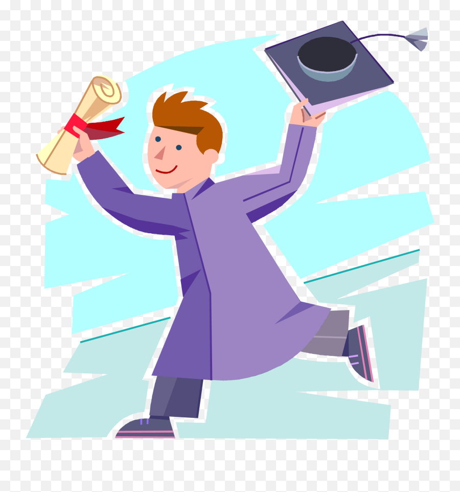 Graduate Clipart Primary School Graduation - Graduation Graduate High School Clipart Emoji,Graduating Emoji