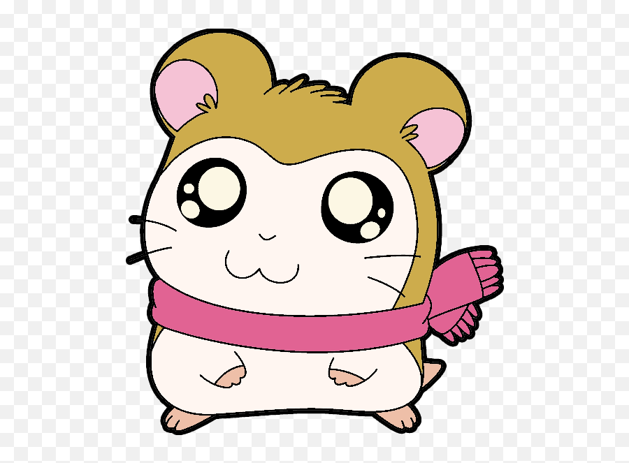Hamtaro Hamster Anime Cute Sticker - Happy Emoji,Hamtaro Emoji