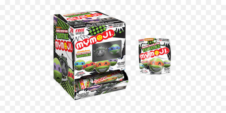 Teenage Mutant Ninja Turtles - My Moji Blind Bag Display 24 Units Tmnt Mymoji Emoji,Bag Of Emotions