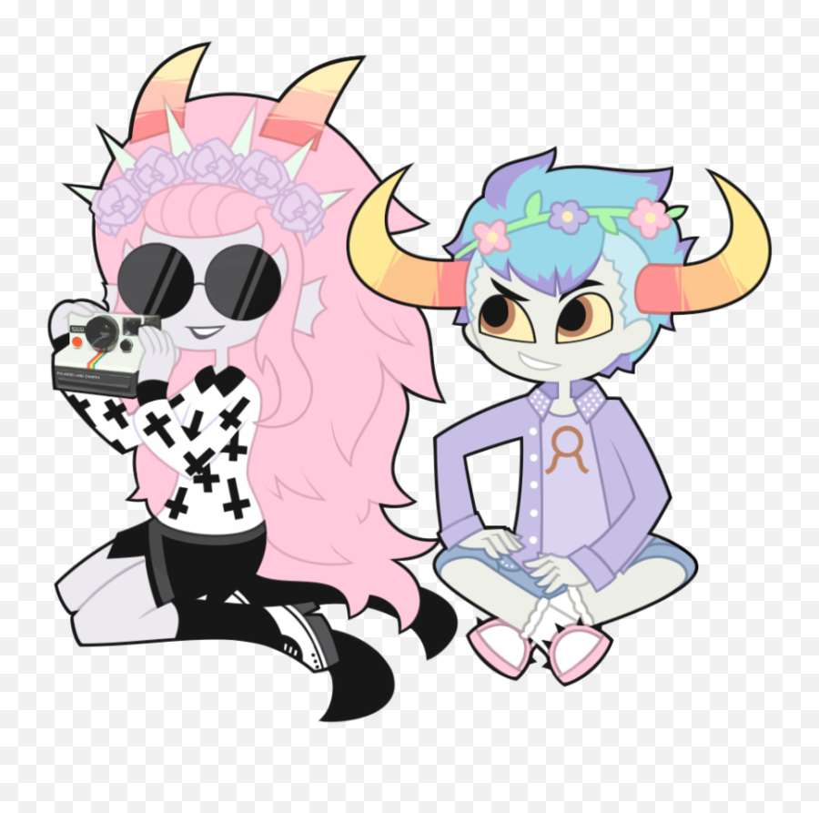 Homestuck Tavrosnitram Sticker By Littlemandarina - Pastel Goth Homestuck Feferi Emoji,Feferis Emoticons