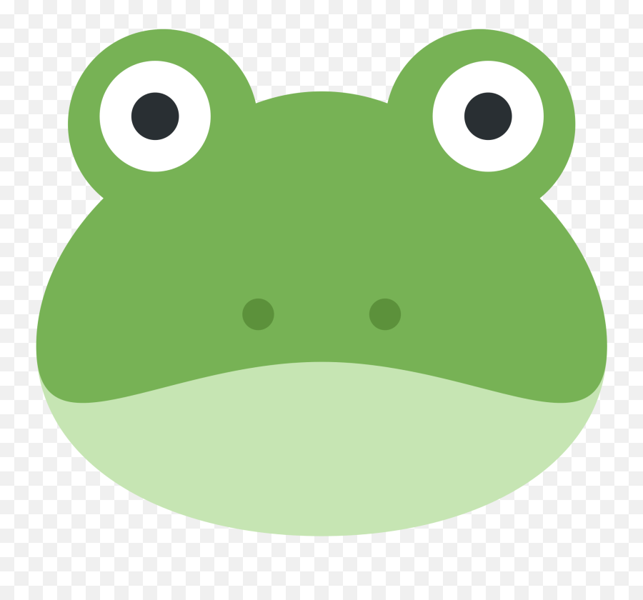 Cartoon Frog Png - Cartoon Frog Face Frog Emoji Twitter Frog Emoji Png,Twitter Emoji