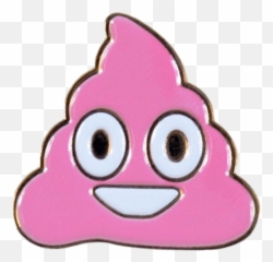 Soft Serve Lapel Pin - Happy Emoji,Flan Emoji