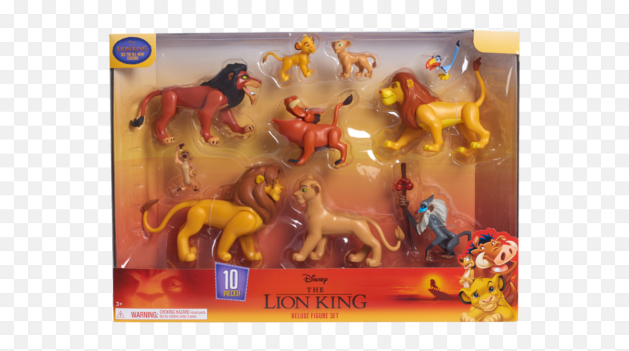 The Lion King Deluxe Figure Set - Lion King 10 Action Figure Emoji,Lion King Rafiki Emotion