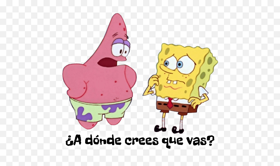 Bob Esponja 3 By Estrella Aa Stickers For Whatsapp - Bob Esponja Meme Sticker Emoji,Emojis Colgantes De Esponja