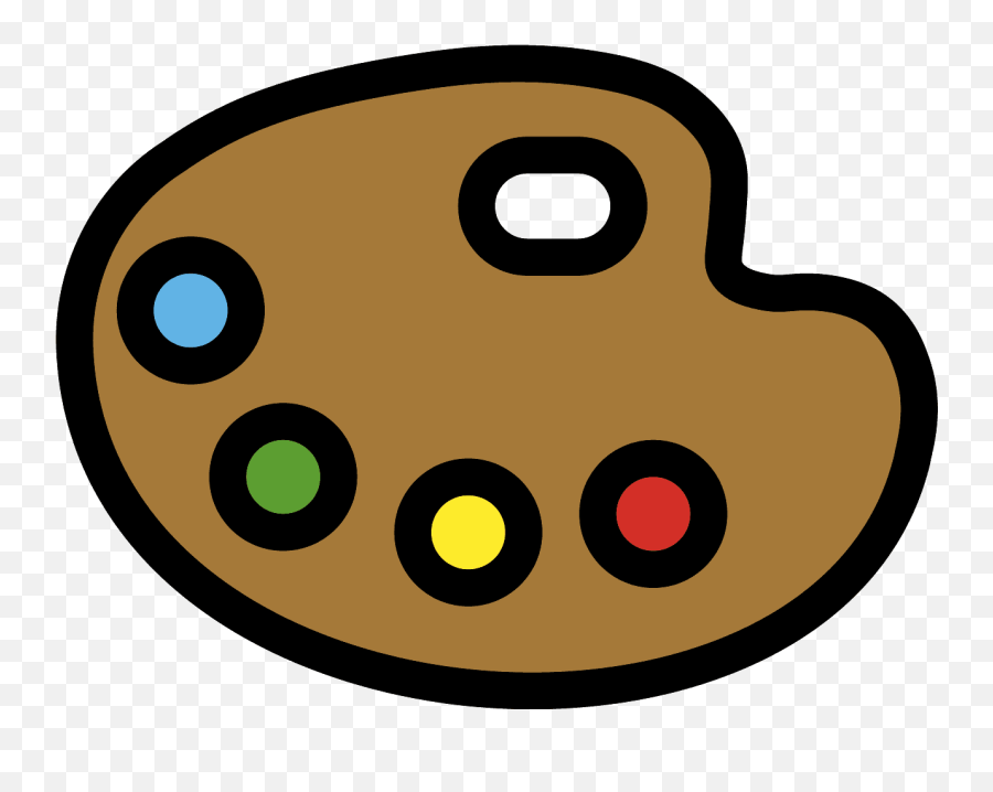 Artist Palette Emoji Clipart - Creativity Badge,Art Palette Emoji