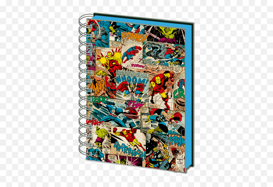 Notebook Diary Marvel Emoji,Bottle Emotions Comic