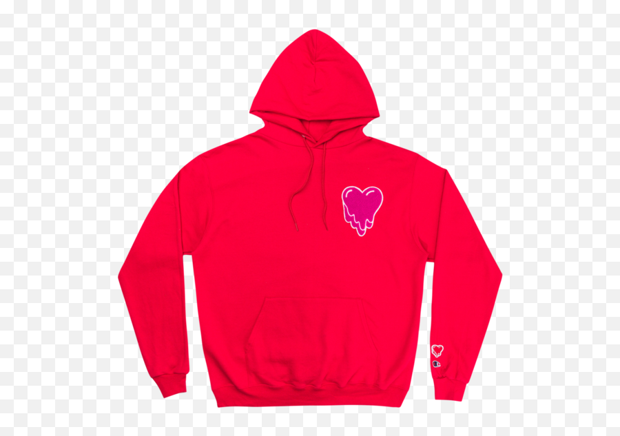Chenille Heart Logo Hoodie - Zipper Hoodie Black Streetwear Emoji,Emotinally Detached But Wear Emotion On Sleeve