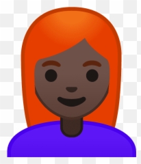 Woman Emoji Clipart - Ginger Emoji,Woman Emoji
