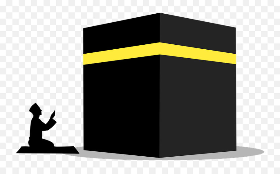 10 Free Mecca U0026 Quran Vectors - Kaaba Silhouette Emoji,Praying Emoticon Vector