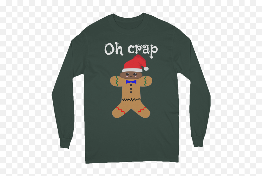 Funny Ginger Breadman Design - Christmas Elf Emoji,Have Day Emoji Shirt