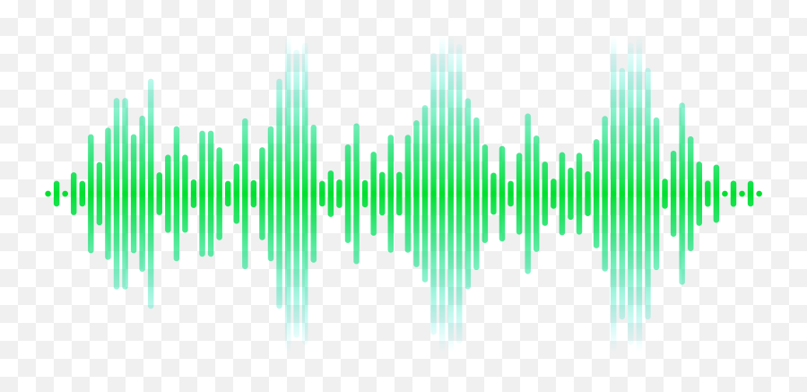 Download Sound Picture Curve Wave Green Pixel Clipart Png - Transparent Background Sound Waves Transparent Emoji,Funny Text Emoticons Wave
